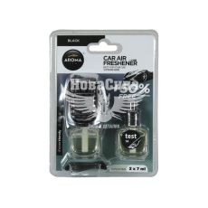 Ароматизатор (Aroma Car) Supreme Duo Black (жидкий дефлектор) 2x7мл.