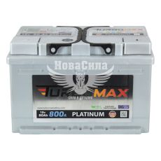 АКБ 80-А/Ч (TurboMax) Platinum (R+) 800A (278х175х175мм.)