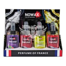 Ароматизатор (Nowax) Pump Spray 1упаковка 12шт. MIX 3 (Спрей) 75мл.
