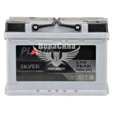 АКБ 78-А/Ч (Platin) Silver (R+) 780A обсл. з пробк. (275х175х190мм.)