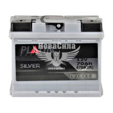 АКБ 70-А/Ч (Platin) Silver (L+) 670A обсл. з пробк.