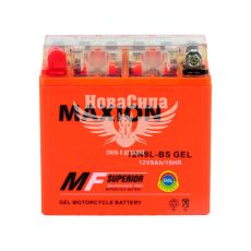 АКБ мото гелевий 12V 9-А/Ч L+ (Maxion) (137х76х134)
