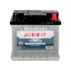 АКБ напівтяговий 12V 50-А/Ч R+ (Rombat) (кислотний, 207x175x190мм)