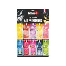 Ароматизатор (Nowax) Sweet Fresh New 1упаковка 40шт. MIX (рідкий картка)