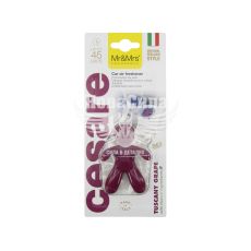 Ароматизатор (Mr&Mrs) Cesare New Blister Burgundy Tuscany Grape (полімерний на дефлектор)