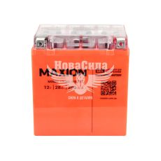 АКБ мото гелевий 12V 28-А/Ч R+ (Maxion) (166х127х175)