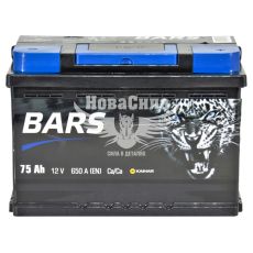 АКБ 75-А/Ч (Bars) (R+) 650A