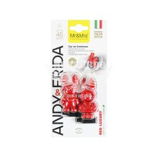 Ароматизатор (Mr&Mrs) Andy&Frida Red Red Luxory (полімерний на дефлектор)