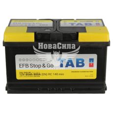 АКБ 80-А/Ч (TAB) (R+) 800A (315x175x190мм.)