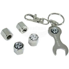 Брелок на ключи + колпачки на вентиль VW (КНР)