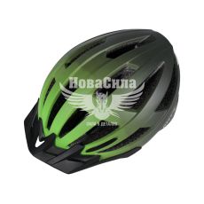 Велосипедний шолом (Greys) M зелено-чорний