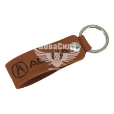 Брелок на ключі Acura коричневий (Україна) (шкіра)