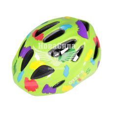 Велосипедный шлем (Greys) M детский зеленый глянцевый