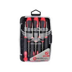 Викрутка (набір) (Intertool) кт. 7шт. -/+ (міні)