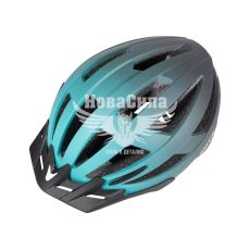 Велосипедный шлем (Greys) M бирюзово-черный