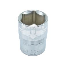 Головка торцева низька шестигранна 1/2 22мм. (Intertool) Хром ванадіум