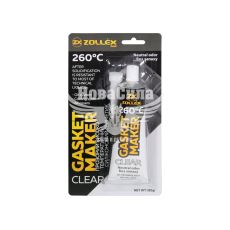 Герметик силікон (Zollex) прозорий 85гр. (GASKET MAKER CLEAR +260C)