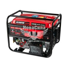 Генератор бензиновий 6.5кВт (Alligator) ном. 6.0кВт (электростартер, 3 фазы)