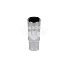 Головка торцева висока шестигранна 1/2 20мм. (Intertool) Хром ванадіум