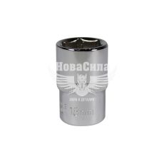 Головка торцева низька шестигранна 1/2 18мм. (Intertool) Хром ванадіум