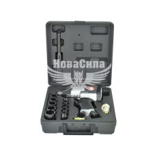 Гайковерт пневматичний 1/2 (Intertool) 7000об./хв. 345Nm (+ набір головок)