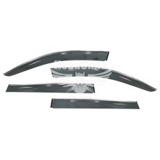 Вітровики Audi Q7 з15р.в. клеючі (HIC) (з хром молдінгом)