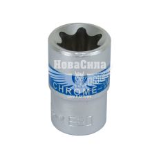 Головка торцева низька E-профіль 1/2 E-20мм. (King ROY)