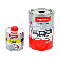 Грунт (Novol) MS PROTECT 300 4+1 чорний 1л.+0,25л.
