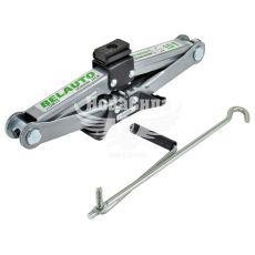 Домкрат механічний ромб 1,5т. (Belauto) (гумов. подушка)