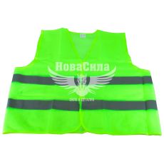 Жилет сигнальний (Beltex) XL зелен. (аварійка отражаюча)