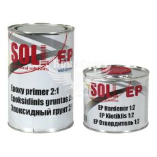 Грунт епоксидний 2:1 1 л (SOLL) сірий (затверджувач EP- 500 мл)