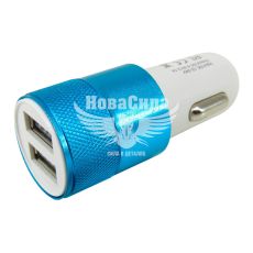 Зарядне для портативних пристроїв 12-24V (КНР) 2USB-A 2100mA