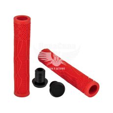 Гріпси на кермо велосипеда (Greys) силіконові, довжина 165 мм, червоний