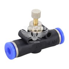 Соединитель трубки ПВХ прямой 4мм. (Airkraft) SPA с регулировкой подачи воздуха