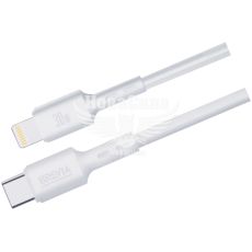 Кабель для зарядки моб. телеф. Type-C to Lightning (Brevia) 1м. білий 30W, Box