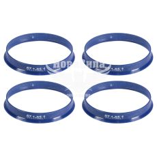 Кільця центрувальні для колісних дисків 67.1-65.1 (Walline) термопластик