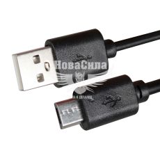 Кабель для зарядки моб. телеф. USB 1м. чорний (Defender) (MicroUSB)