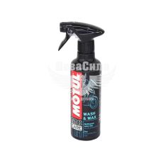 Засіб для миття і полірування мотоциклів (Motul) E1 Wash & Wa 400мл.