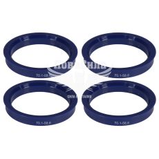 Кільця центрувальні для колісних дисків 70.1-58.6 (Walline) термопластик