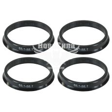 Кільця центрувальні для колісних дисків 65.1-58.1 (Walline) термопластик