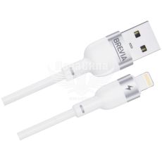 Кабель для зарядки моб. телеф. USB-A to Lightning (Brevia) 1.2м. білий, Box