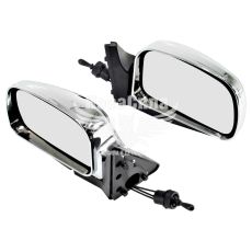 Зеркало зовнішнє зад. виду 2105-07 Хром без повтор. (CarLife)