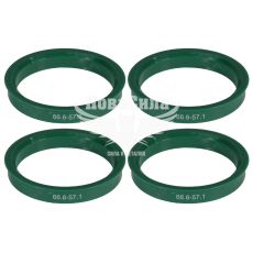 Кільця центрувальні для колісних дисків 66.6-57.1 (Walline) термопластик