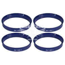 Кільця центрувальні для колісних дисків 64.1-60.1 (Walline) термопластик