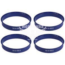 Кільця центрувальні для колісних дисків 58.6-56.6 (Walline) термопластик