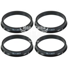 Кільця центрувальні для колісних дисків 65.1-58.6 (Walline) термопластик