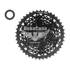 Касета велосипедна (MicroShift) 9 швидкостей 11-46T (алюмінієвий павук)