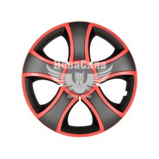 Ковпаки на колеса 13 чорно-червоний (ТМК)