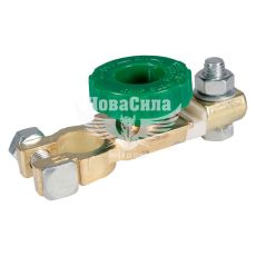 Клема для акумулятора з вимикачем маси (КНР) цинк з мідним покриттям