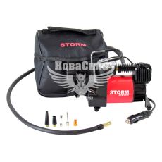 Компрессор автомобильный (Storm) в прикур. 1-но цилиндр. 37л/мин.